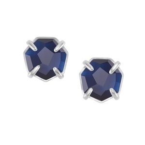 Kendra Scott Ryan Stud (Navy Cats Eye)